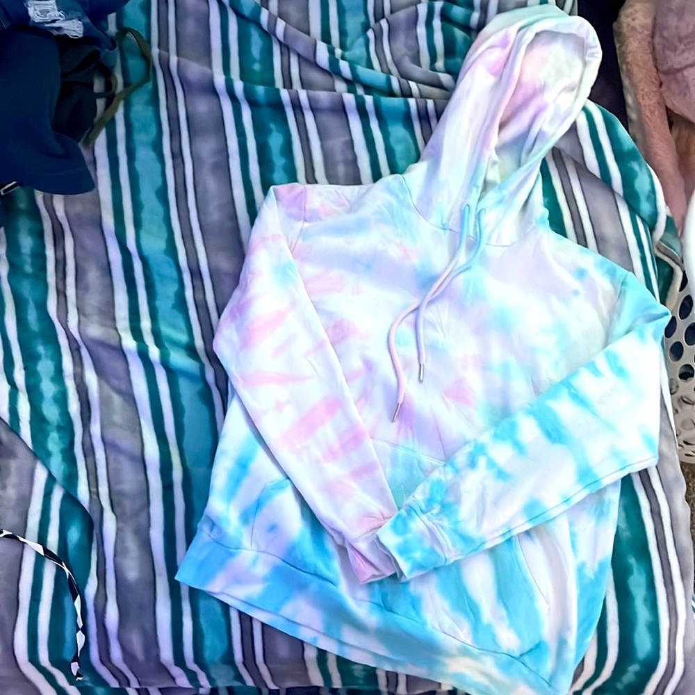 Womens tye die jacket